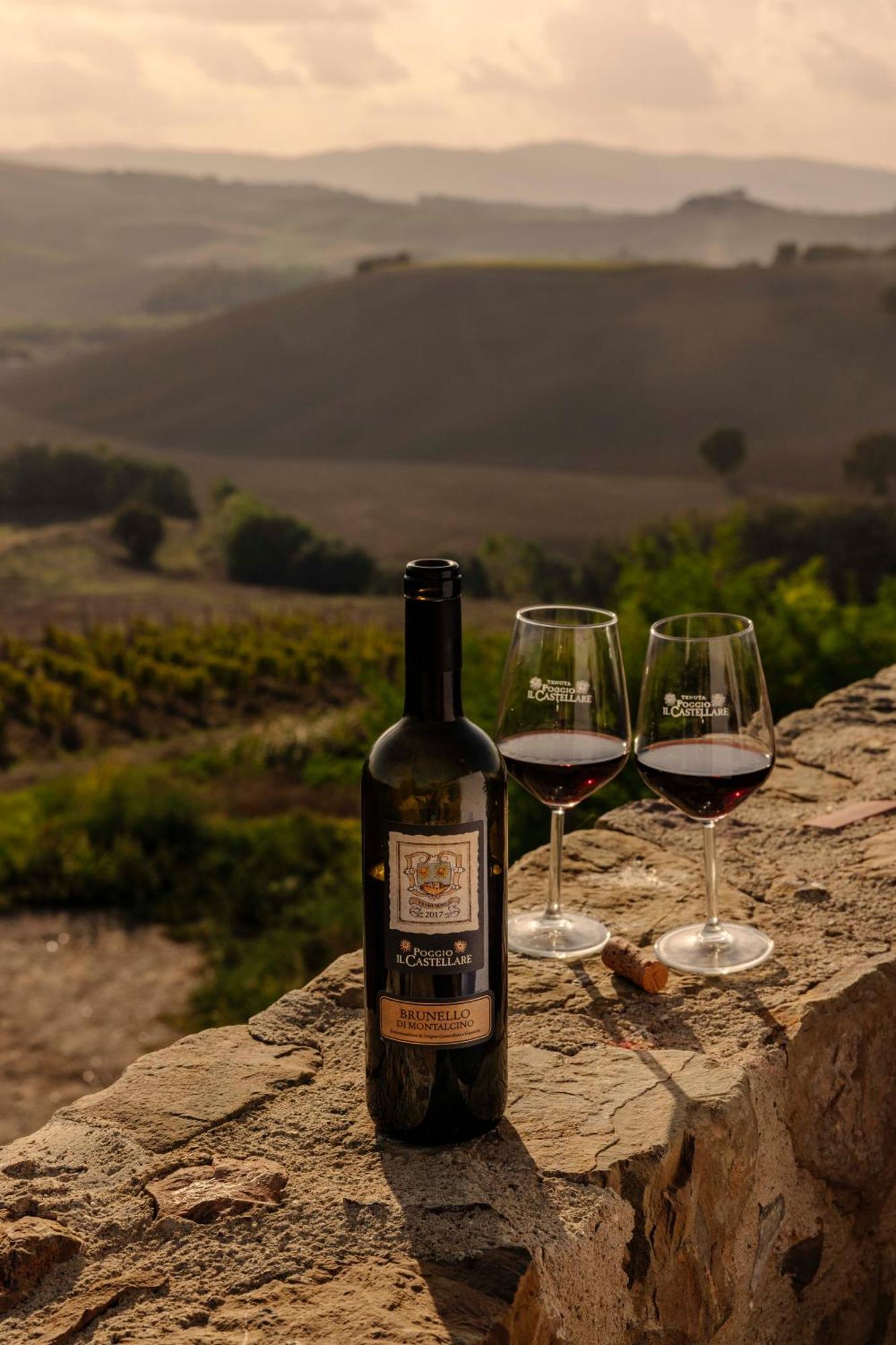 Agriturismo Poggio Il Castellare Montalcino Exteriör bild