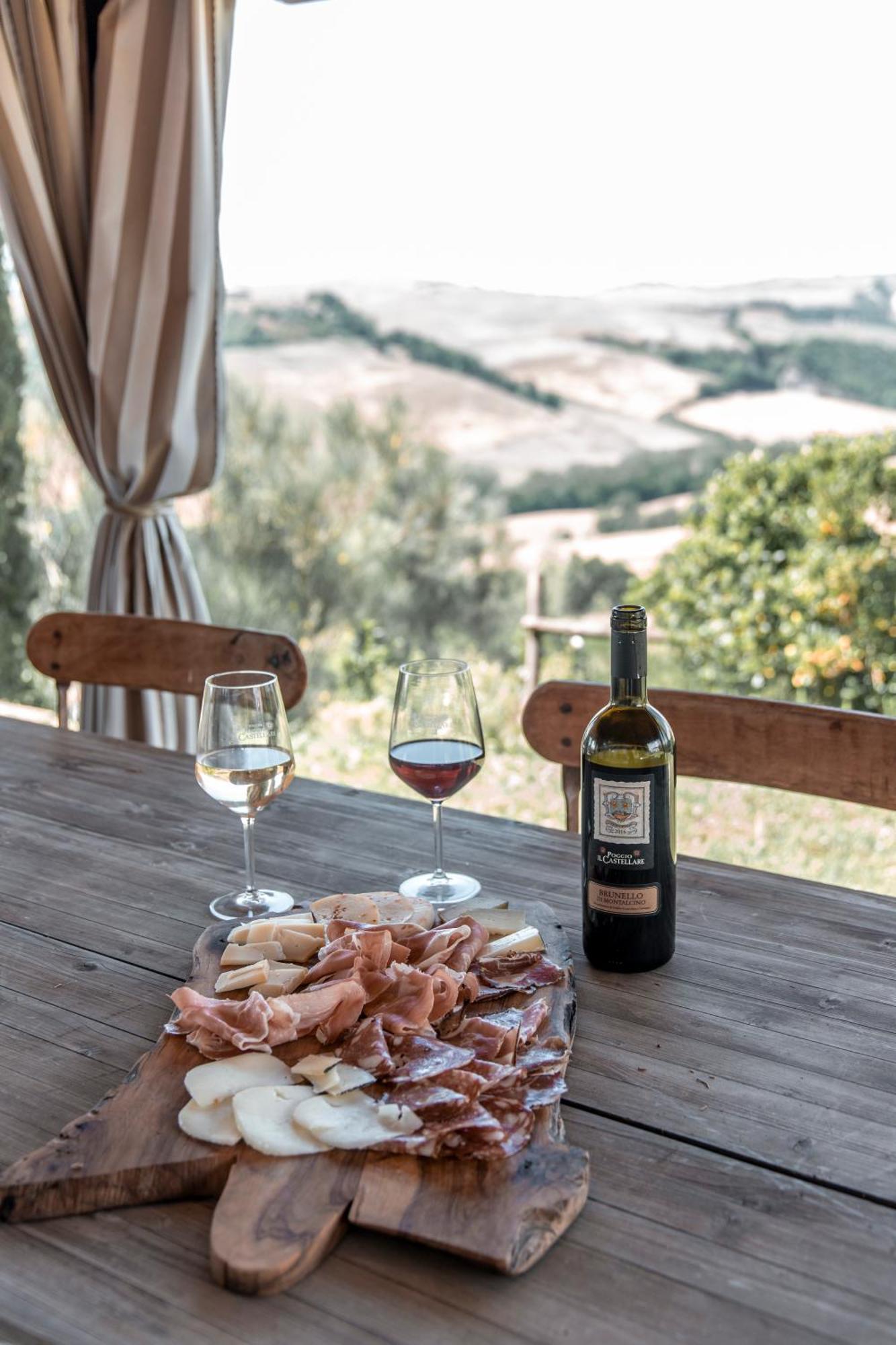 Agriturismo Poggio Il Castellare Montalcino Exteriör bild